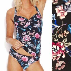 Seafolly Winter Garden Twist Halter Swim Top